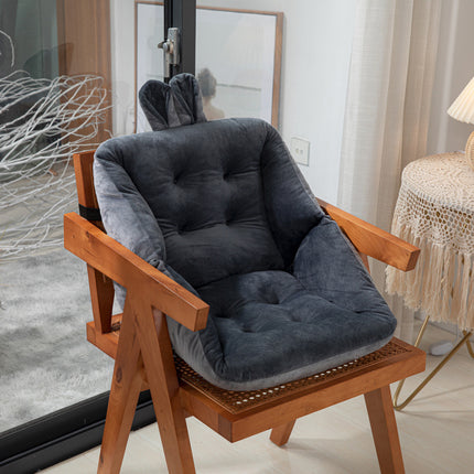 Sedentary Backrest Integrated Chair Cushion Seat Cushion - 𝓢𝓱𝓸𝓹𝓵𝓮𝓬𝔂