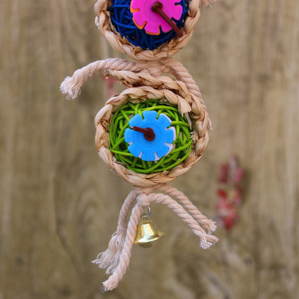 Parrot Supplies Pet Bird Toy Bite Toy Ran Vine Bal Twist String - 𝓢𝓱𝓸𝓹𝓵𝓮𝓬𝔂