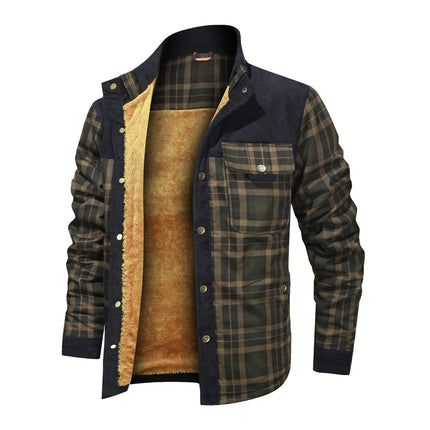 Men's Wool Thick Coat Jacket - 𝓢𝓱𝓸𝓹𝓵𝓮𝓬𝔂