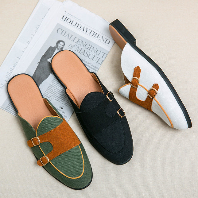 Men's Casual Summer Breathable Closed Toe Semi-slipper Sandals - 𝓢𝓱𝓸𝓹𝓵𝓮𝓬𝔂