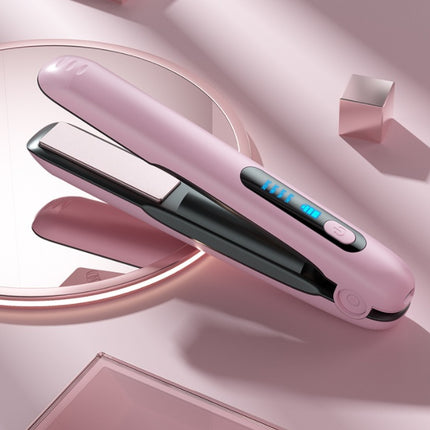 Wireless Hair Straightener Flat Iron Mini 2 IN 1 Roller USB 5000mAh Max 200 Degree Portable Cordless Curler 4 Levels Dry And Wet Uses - 𝓢𝓱𝓸𝓹𝓵𝓮𝓬𝔂