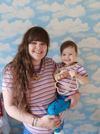 Chloe Rainbow Cotton T-Shirt Top | Baby Child Toddler