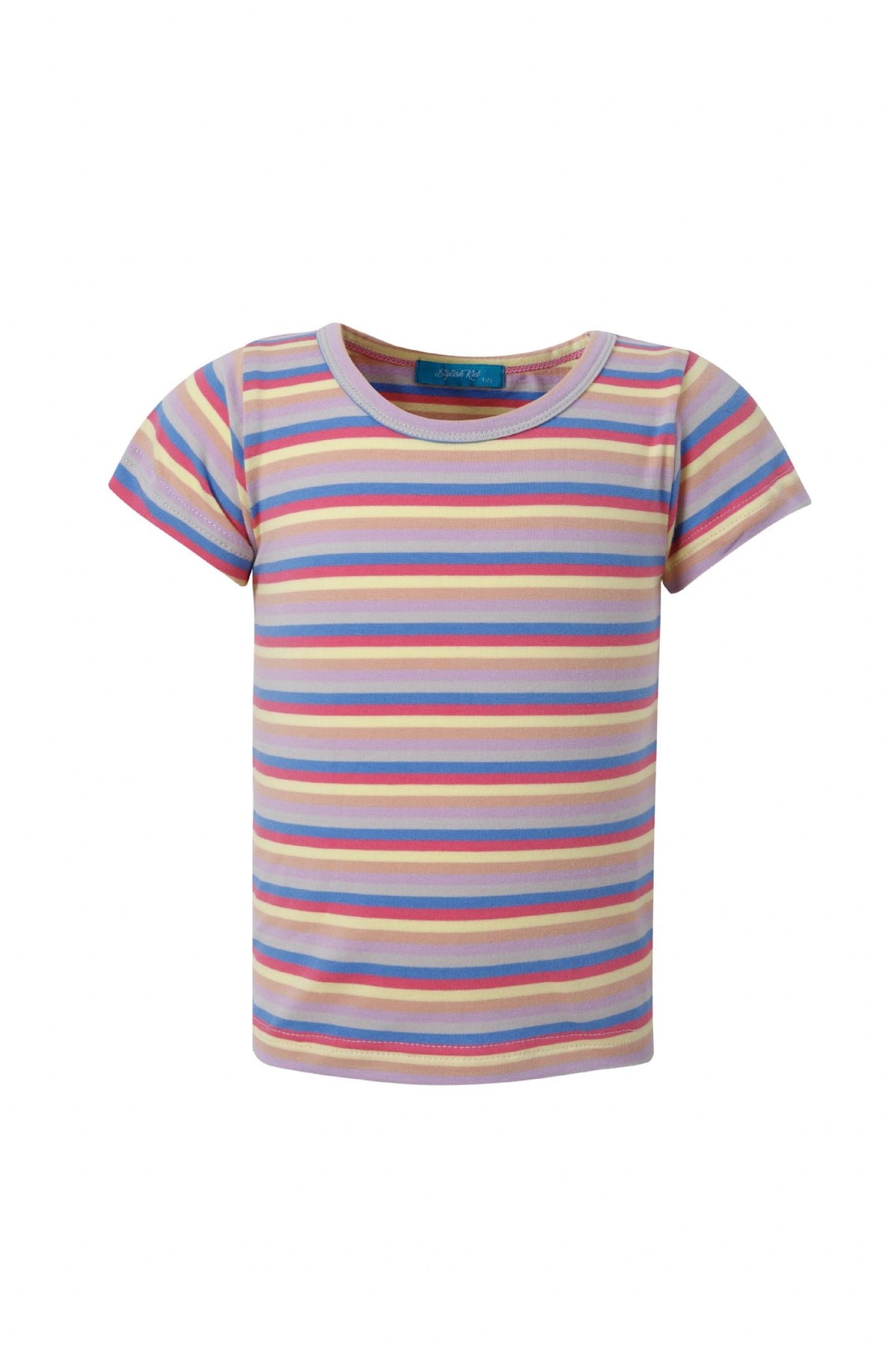 Chloe Rainbow Cotton T-Shirt Top | Baby Child Toddler
