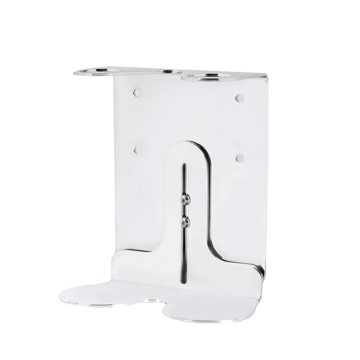 Chrome Double Wall Mounted Soap Dispenser