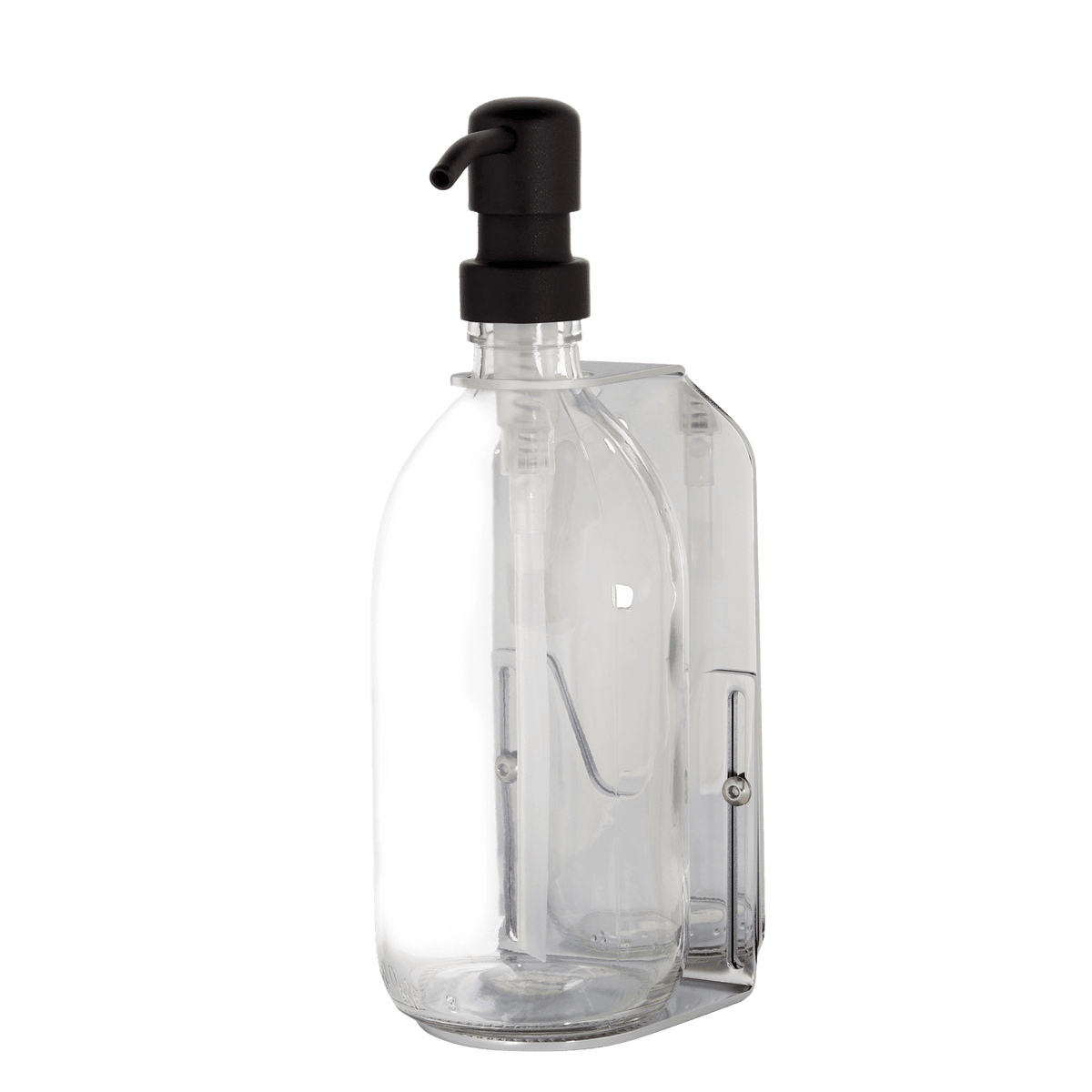 Chrome Single Wall Mounted Soap Dispenser