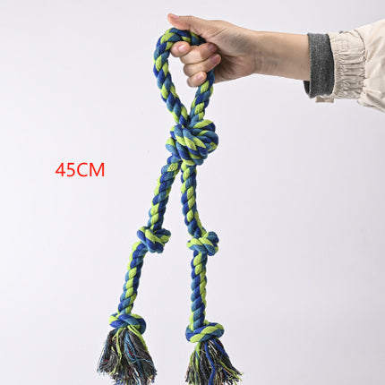 Heavy-Duty Rope Knot Dog Toys For Large Breeds Dental Health Chew And Interactive Tug Of War Play Pet Supplies - 𝓢𝓱𝓸𝓹𝓵𝓮𝓬𝔂