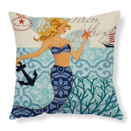 Cushion Covers Sea Turtle Printed Throw Pillow Cases For Home Decor Sofa Chair Seat - 𝓢𝓱𝓸𝓹𝓵𝓮𝓬𝔂