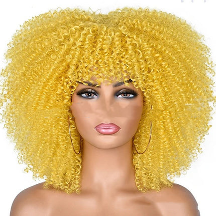 Small Curly Hair Rose Mesh Synthetic Headgear - 𝓢𝓱𝓸𝓹𝓵𝓮𝓬𝔂
