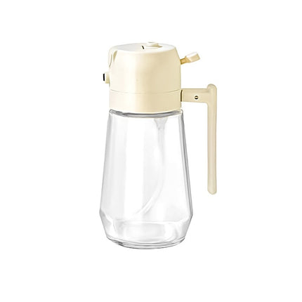 470ML Olive Oil Sprayer Dispenser For Cooking BBQ 2 In 1 Glass Oil Vinegar Soy Sauce Spray Kitchen Oil Bottle For Air Fryer - 𝓢𝓱𝓸𝓹𝓵𝓮𝓬𝔂