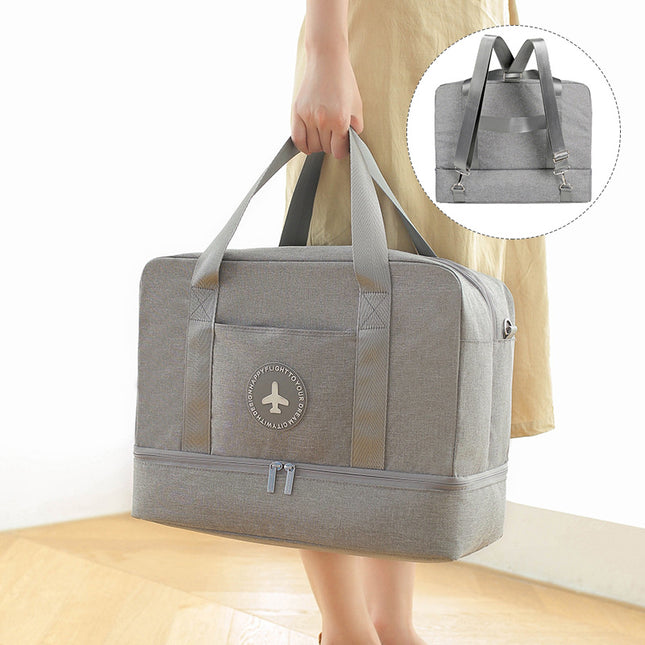 Dry And Wet Separation Travel Bag Tourism Fitness Storage Pouch Women's Clothes Shoes Daily Necessities Duffle Package Supplies - 𝓢𝓱𝓸𝓹𝓵𝓮𝓬𝔂