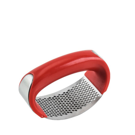 Stainless Steel Garlic Masher Garlic Press Household Manual Curve Fruit Vegetable Tools Kitchen Gadgets - 𝓢𝓱𝓸𝓹𝓵𝓮𝓬𝔂
