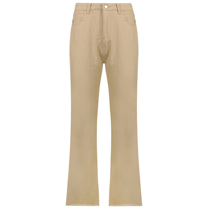 Spice Girl Style High Waist Slim Jeans Bell Bottoms - 𝓢𝓱𝓸𝓹𝓵𝓮𝓬𝔂