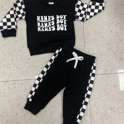 Children Plaid Printed Long-sleeve Sweater Set - 𝓢𝓱𝓸𝓹𝓵𝓮𝓬𝔂