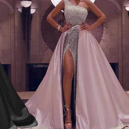New One-Shoulder Mopping Evening Dress - 𝓢𝓱𝓸𝓹𝓵𝓮𝓬𝔂
