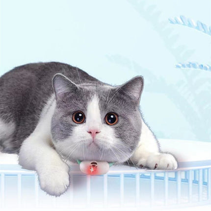 Automatic Cat Toy Smart Laser Teasing Cat Collar Electric USB Charging Kitten Amusing Toys Interactive Training Pet Items - 𝓢𝓱𝓸𝓹𝓵𝓮𝓬𝔂