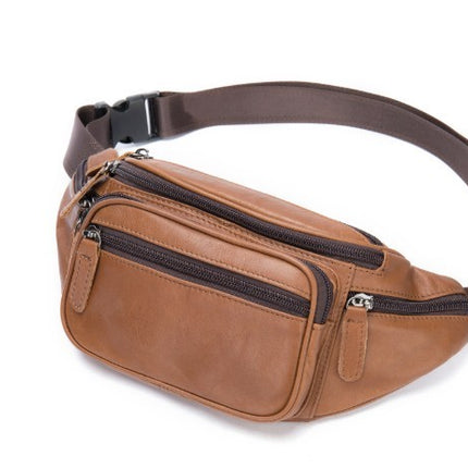 Retro Casual Men's Leather Belt Bag - 𝓢𝓱𝓸𝓹𝓵𝓮𝓬𝔂