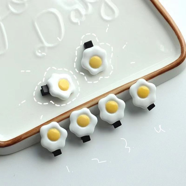 Fried Mini Little Clip Over Cute Hairpin Poached Egg - 𝓢𝓱𝓸𝓹𝓵𝓮𝓬𝔂
