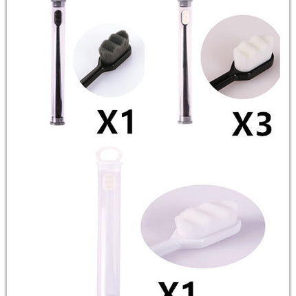 Ultra-fine Toothbrush Super Soft Bristle Deep Cleaning Brush Portable For Oral Care Tools Teeth Care Oral Cleaning Travel - 𝓢𝓱𝓸𝓹𝓵𝓮𝓬𝔂