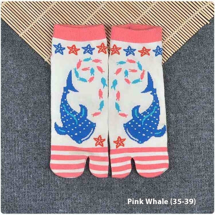 Two-toe Socks Split Toe Women's Cotton Socks - 𝓢𝓱𝓸𝓹𝓵𝓮𝓬𝔂