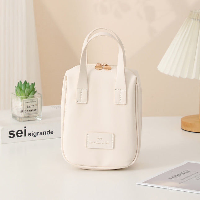 Handle-top Cosmetic Bag Ins Fashion Shell-shaped Handbag Toiletry Bags Travel High Capacity Portable Storage Make Up Bag - 𝓢𝓱𝓸𝓹𝓵𝓮𝓬𝔂
