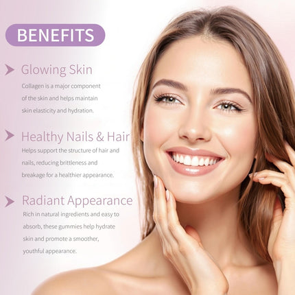 Glutathione Collagen Gummies  Cherry - 𝓢𝓱𝓸𝓹𝓵𝓮𝓬𝔂