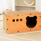 Bear Head Cat Nest Board