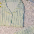 Vertical Stripes Green