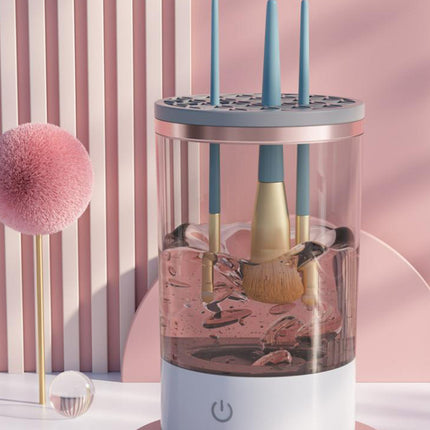 Women Eye Shadow Brush Cleaning Tool Portable Electric Makeup Brush Cleaner Machine With USB Charging Automatic Cosmetic Brush - 𝓢𝓱𝓸𝓹𝓵𝓮𝓬𝔂