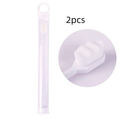 Ultra-fine Toothbrush Super Soft Bristle Deep Cleaning Brush Portable For Oral Care Tools Teeth Care Oral Cleaning Travel - 𝓢𝓱𝓸𝓹𝓵𝓮𝓬𝔂