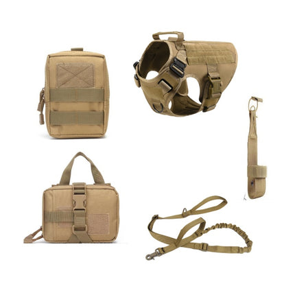 Tactical Dog Harness Pet German Shepherd K9 Training Vest Dog Harness And Leash Set For All Breeds Dogs - 𝓢𝓱𝓸𝓹𝓵𝓮𝓬𝔂