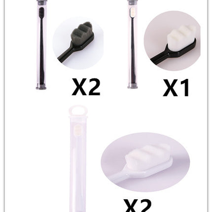 Ultra-fine Toothbrush Super Soft Bristle Deep Cleaning Brush Portable For Oral Care Tools Teeth Care Oral Cleaning Travel - 𝓢𝓱𝓸𝓹𝓵𝓮𝓬𝔂