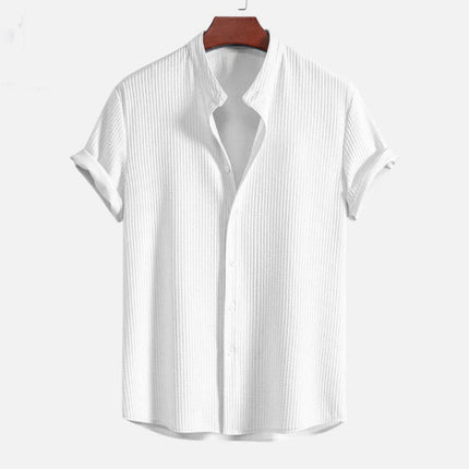Short Sleeve Loose Shirt Top Summer Mens Clothing - 𝓢𝓱𝓸𝓹𝓵𝓮𝓬𝔂