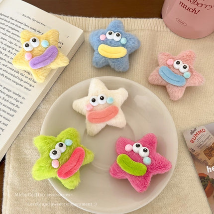 Girly Heart Plush Duckbill Clip - 𝓢𝓱𝓸𝓹𝓵𝓮𝓬𝔂