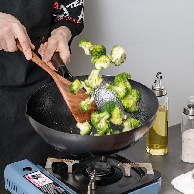 Iron Pan Traditional Iron Wok Handmade - 𝓢𝓱𝓸𝓹𝓵𝓮𝓬𝔂