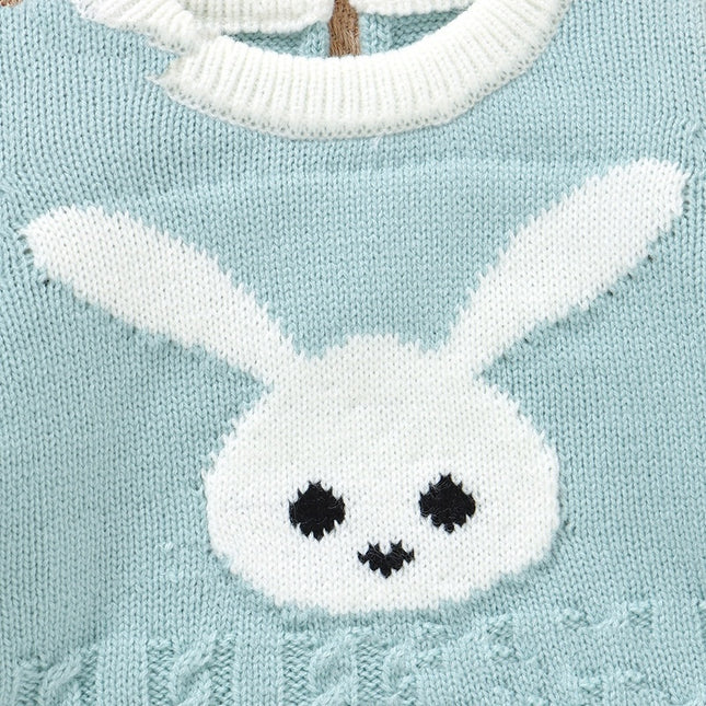 Infant Bunny Jacquard Triangle Rompers Romper - 𝓢𝓱𝓸𝓹𝓵𝓮𝓬𝔂