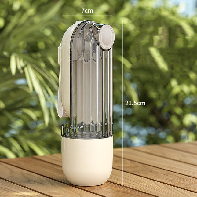 2 In 1 Pet Water Cup Segment Design Green Dog Walking Portable Drinking Cup Dog Feeding Supplies Pet Supplies Dog Walking Water Feeder Pets Products - 𝓢𝓱𝓸𝓹𝓵𝓮𝓬𝔂