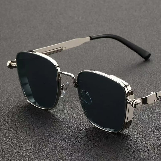 Men's Box Metal Retro UV Sun Glasses - 𝓢𝓱𝓸𝓹𝓵𝓮𝓬𝔂