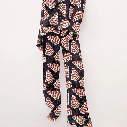 Casual Plus Size Temperament Christmas Tree Printing Suit - 𝓢𝓱𝓸𝓹𝓵𝓮𝓬𝔂