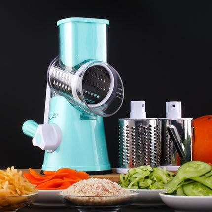 Manual Kitchen Accessories Multifunctional Round Mandoline Potato Slicer Vegetable Cutter Slicer Cheese Kitchen Gadgets - 𝓢𝓱𝓸𝓹𝓵𝓮𝓬𝔂