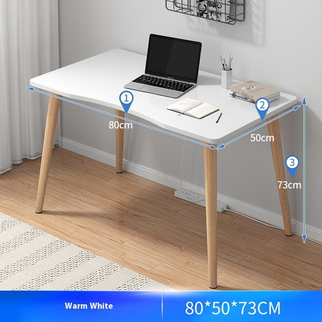 Computer Desk Solid Wood Leg Table Home Desk - 𝓢𝓱𝓸𝓹𝓵𝓮𝓬𝔂