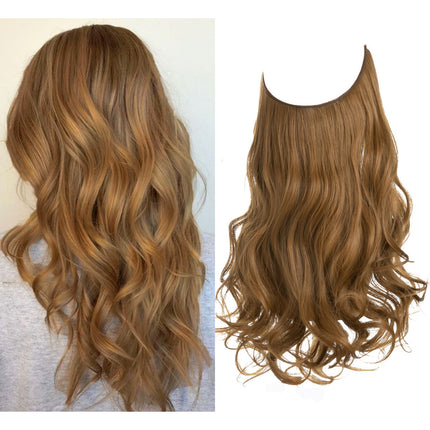 Wig Female Extension Chemical Fiber Long Curly Hair Matte High-temperature Fiber Fishing Thread Wig Set - 𝓢𝓱𝓸𝓹𝓵𝓮𝓬𝔂