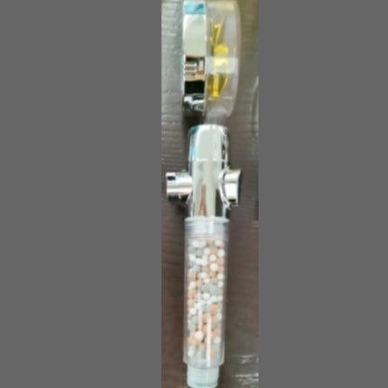 Shower Head Water Saving Flow 360 Degrees Rotating With Small Fan ABS Rain High Pressure Spray Nozzle Bathroom Accessories - 𝓢𝓱𝓸𝓹𝓵𝓮𝓬𝔂