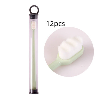 Ultra-fine Toothbrush Super Soft Bristle Deep Cleaning Brush Portable For Oral Care Tools Teeth Care Oral Cleaning Travel - 𝓢𝓱𝓸𝓹𝓵𝓮𝓬𝔂