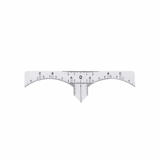 Eyebrow Measuring Ruler - Sticker 25 pcs