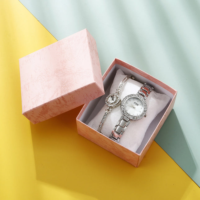 Women's Fashion Diamond Bracelet Watch Suit - 𝓢𝓱𝓸𝓹𝓵𝓮𝓬𝔂