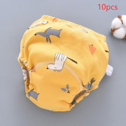 Baby Training Pants Washable 6-layer Gauze Diaper Cover - 𝓢𝓱𝓸𝓹𝓵𝓮𝓬𝔂