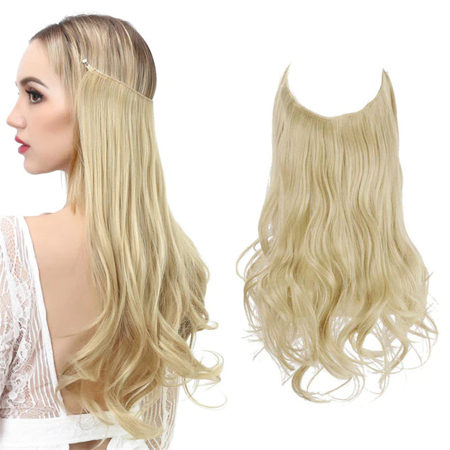 Wig Female Extension Chemical Fiber Long Curly Hair Matte High-temperature Fiber Fishing Thread Wig Set - 𝓢𝓱𝓸𝓹𝓵𝓮𝓬𝔂