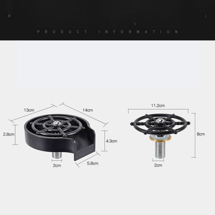 Bar Counter Cup Washer Sink High-pressure Spray Automatic Faucet Coffee Pitcher Wash Cup Tool Kitchen - 𝓢𝓱𝓸𝓹𝓵𝓮𝓬𝔂