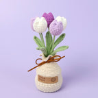 6 Purple Tulip Vase Base