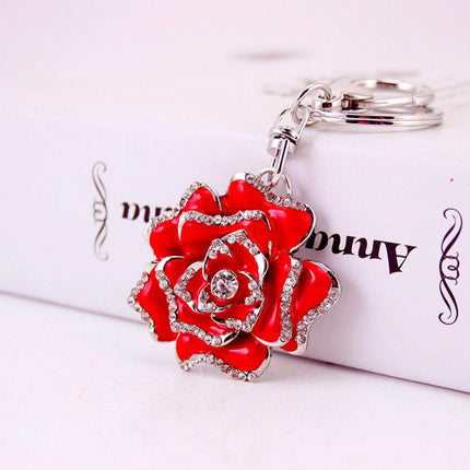 Flower Metal Pendant Key Chain - 𝓢𝓱𝓸𝓹𝓵𝓮𝓬𝔂